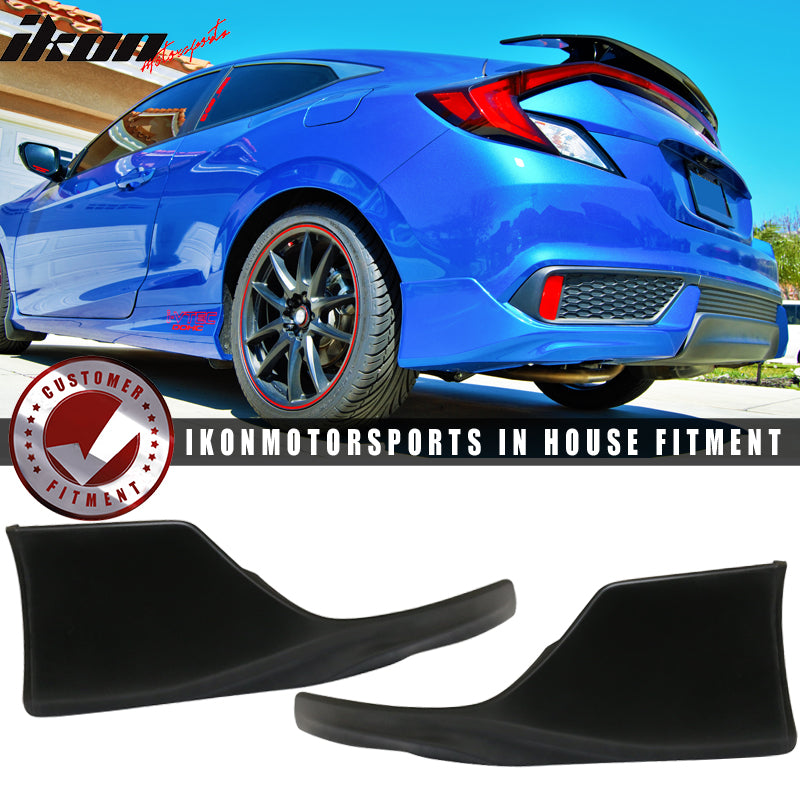 Rear Bumper Lip for Honda Civic Coupe 2016-2020 HFP Style PU