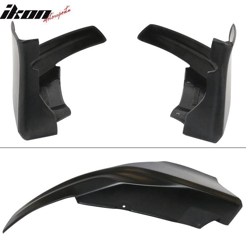 Fits 16-20 Honda Civic 2DR Coupe HFP Style Rear Bumper Lip Diffuser Side Aprons