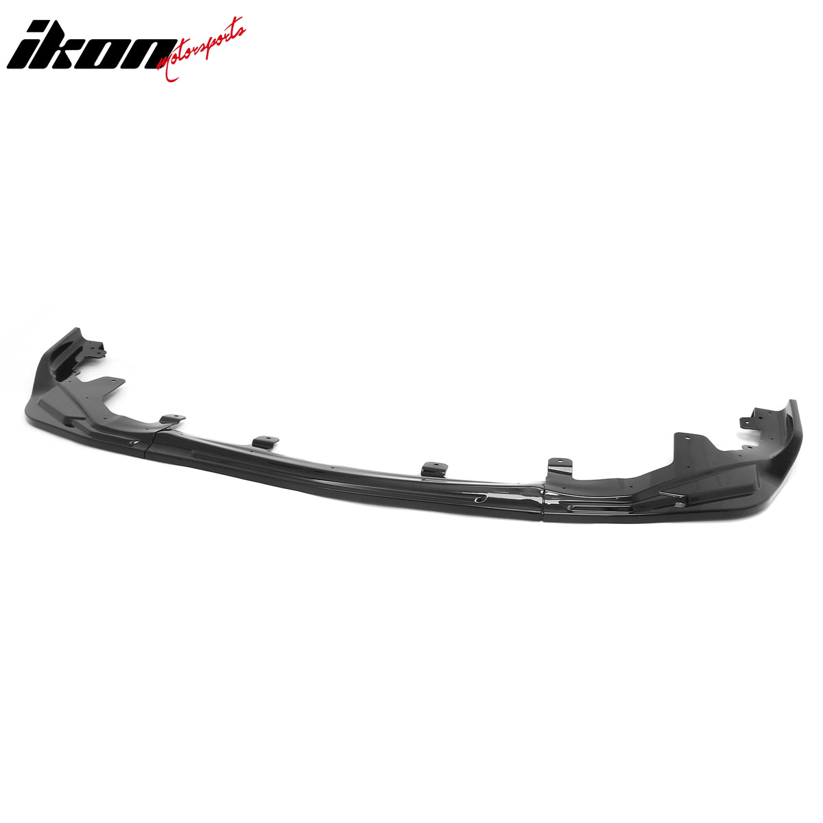 Fits 16-20 Lexus GS F Sport IKON Style 3PCS Front Bumper Lip Spoiler Gloss Black
