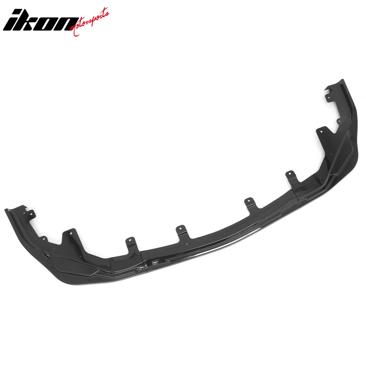 Fits 16-20 Lexus GS F Sport IKON Style 3PCS Front Bumper Lip Spoiler Gloss Black