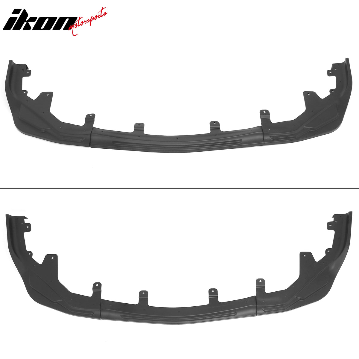 Fits 16-20 Lexus GS F Sport IKON Style 3PCS Front Bumper Lip Spoiler Matte Black