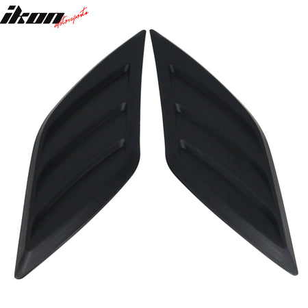 Fits 16-20 Honda Civic V3 Style Air Flow Vent Hood Vent Scoop Unpainted ABS