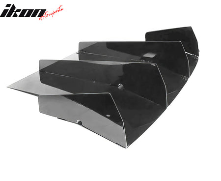 Fits 16-20 Honda Civic Coupe Rear Bumper Diffuser Lip AF Style Aluminum Spoiler