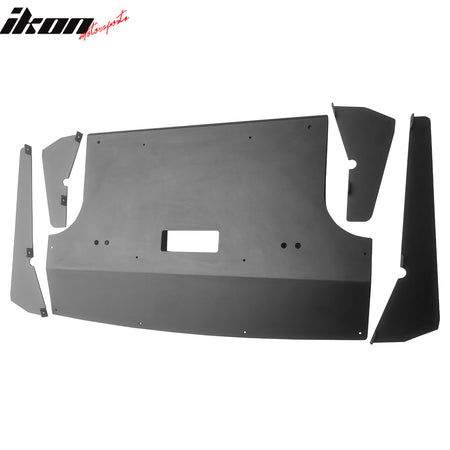 Fits 16-20 Honda Civic Coupe Rear Bumper Diffuser Lip AF Style Aluminum Spoiler
