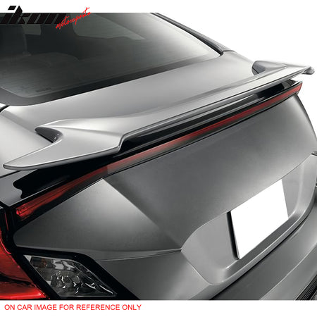 Fits 16-20 Honda Civic OE Style Trunk Spoiler ABS #B593M Brillant Sporty Blue