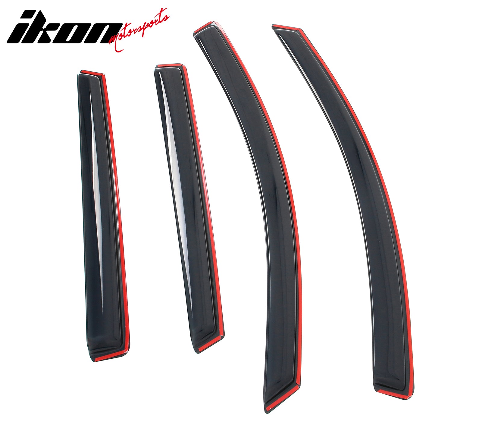 Fits 16-20 Kia Sorento In-channel Window Visor Acrylic Side Door Deflectors 4PC