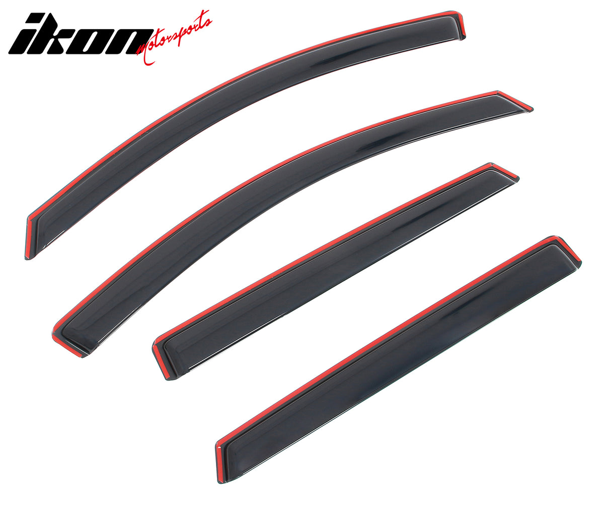 Fits 16-20 Kia Sorento In-channel Window Visor Acrylic Side Door Deflectors 4PC