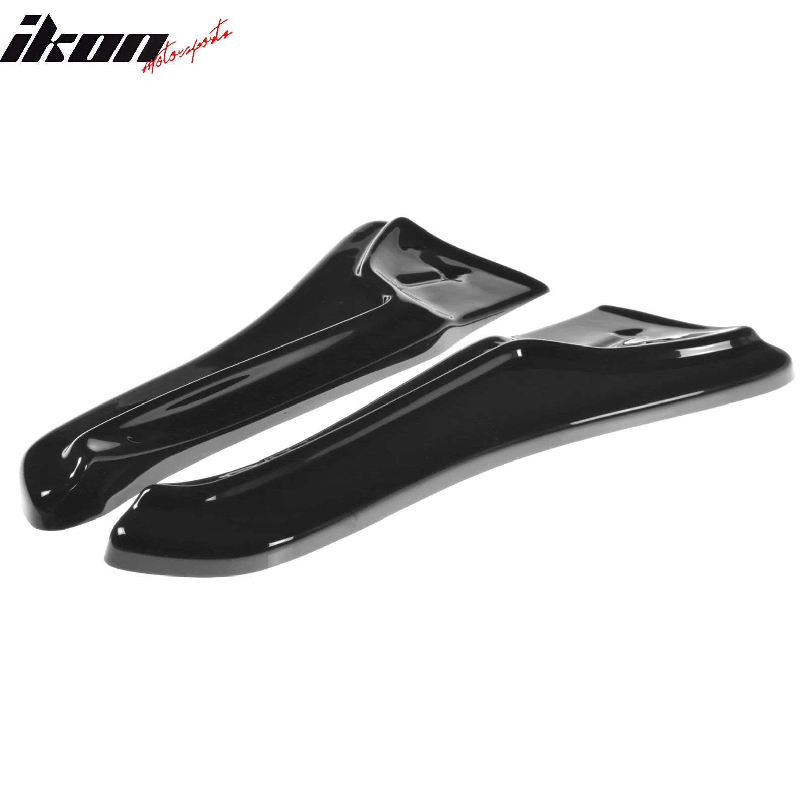 Fits 16-25 Tesla Model X Maxton Style Rear Bumper Side Splitters PU