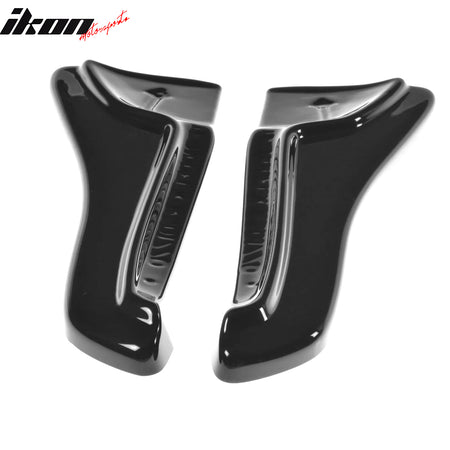 Fits 16-25 Tesla Model X Maxton Style Rear Bumper Side Splitters PU