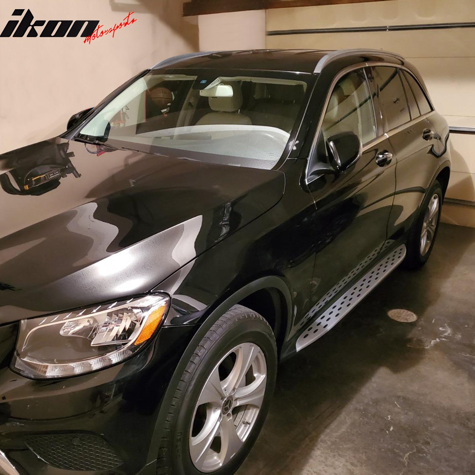 Fits 16-22 Benz X253 GLC Class OE Style Running Boards Side Step