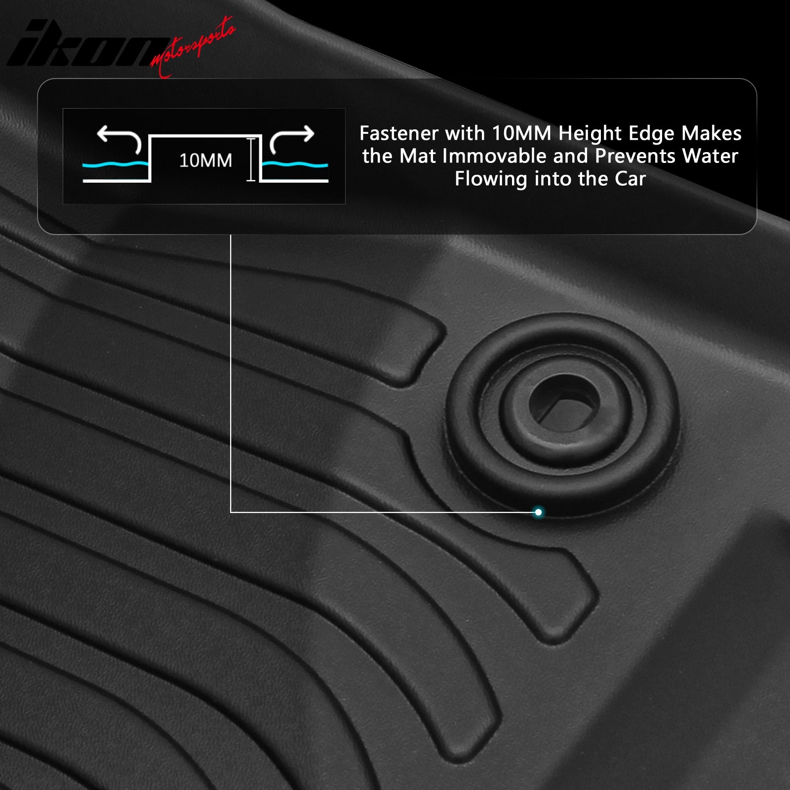 Fits 16-21 Honda Civic Sedan Hatchback Heavy Duty Floor Mats Liner Protector TPE