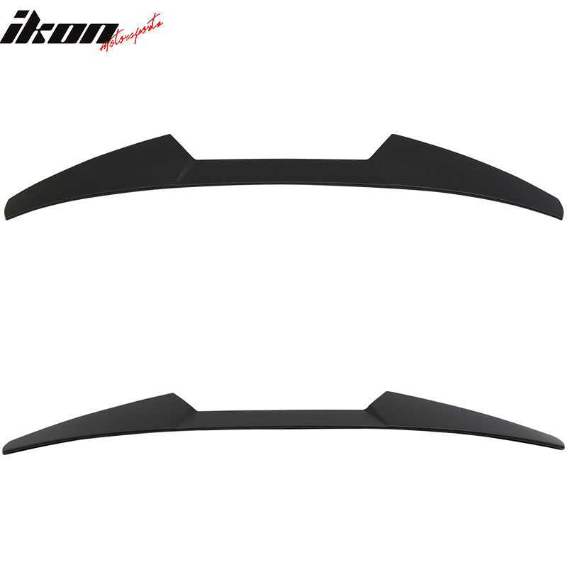 Fits 16-21 Honda Civic 10th Gen Sedan V Style Rear Roof Window Spoiler Unpainted