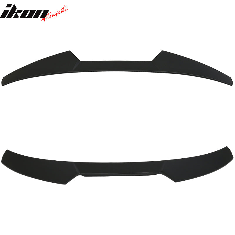 Fits 16-21 Honda Civic 10th Gen Sedan V Style Rear Roof Window Spoiler Unpainted