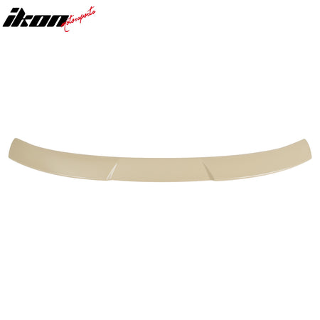 Fits 16-21 Honda Civic 10th Sedan Rear Roof Window Spoiler Wing Unpainted Beige