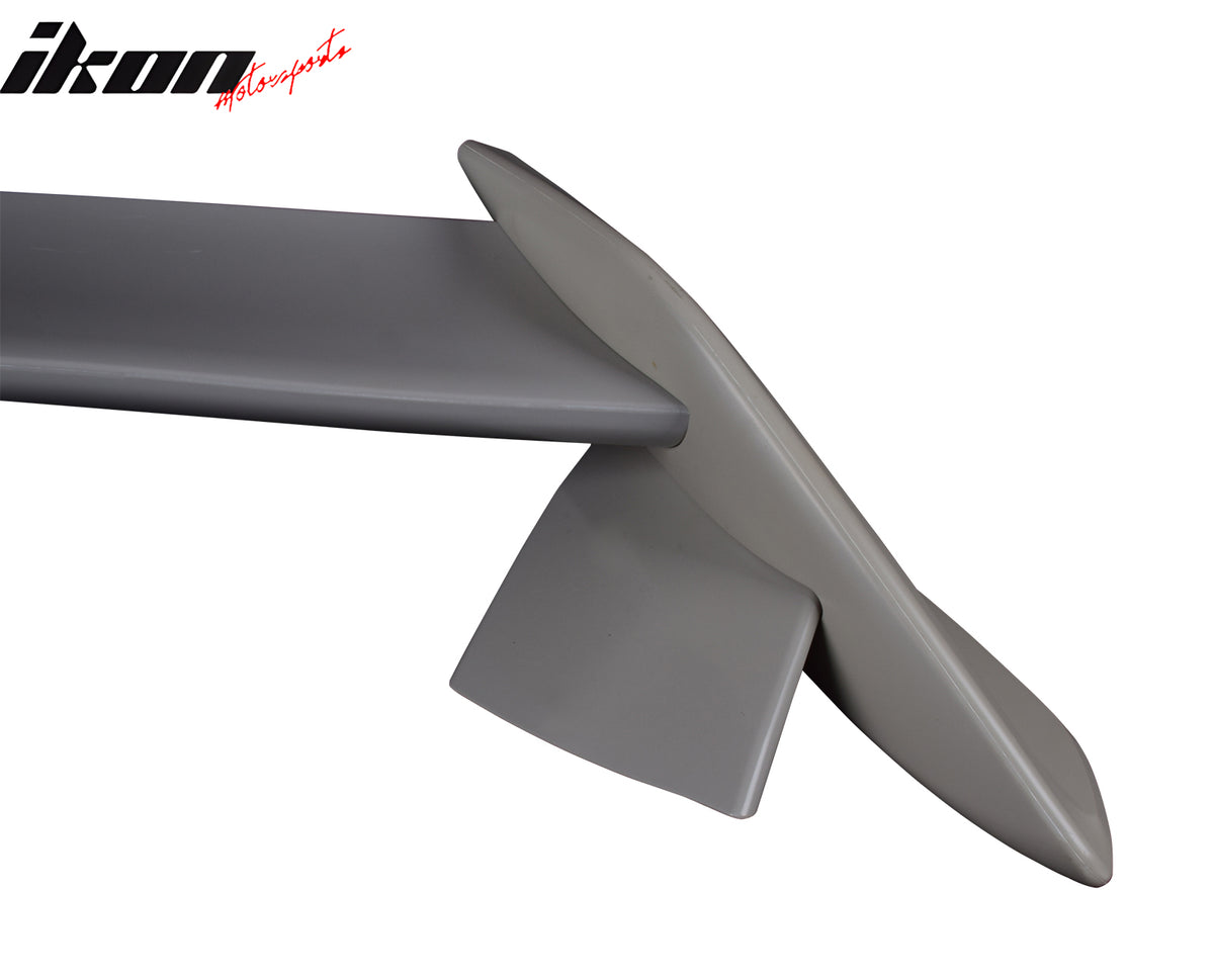 Fits 16-21 Honda Civic 10th Gen Coupe TR Style Rear Trunk Spoiler Unpainted Gray