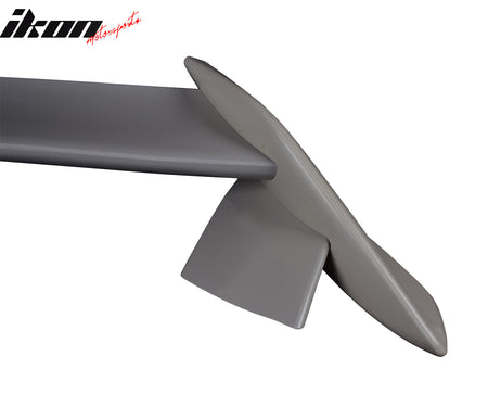 Fits 16-21 Honda Civic 10th Gen Coupe TR Style Rear Trunk Spoiler Unpainted Gray