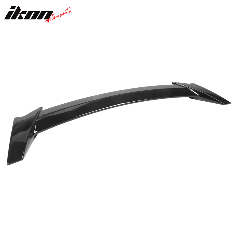 For 16-21 Honda Civic Long LED Rear Trunk Spoiler Matte Black ABS