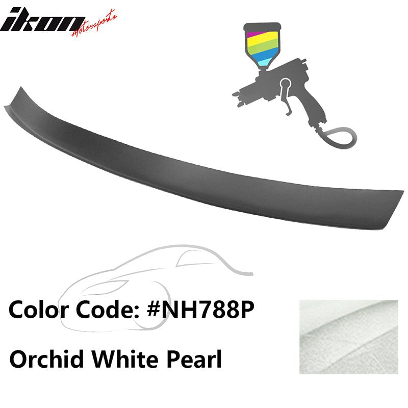 2016 - 2021 Honda Civic Type R Add - on Gurney Flap Lip Painted FRPPainted NH788P Orchid White PearlIkon Motorsports