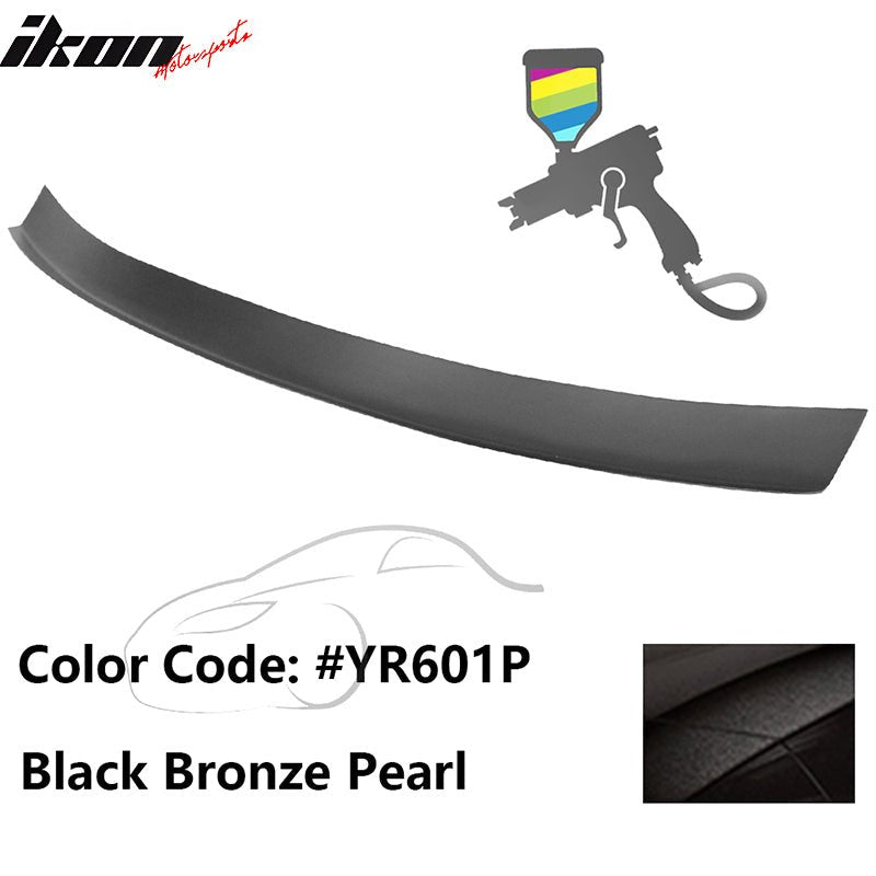 2016 - 2021 Honda Civic Type R Add - on Gurney Flap Lip Painted FRPPainted YR601P Black Bronze PearlIkon Motorsports