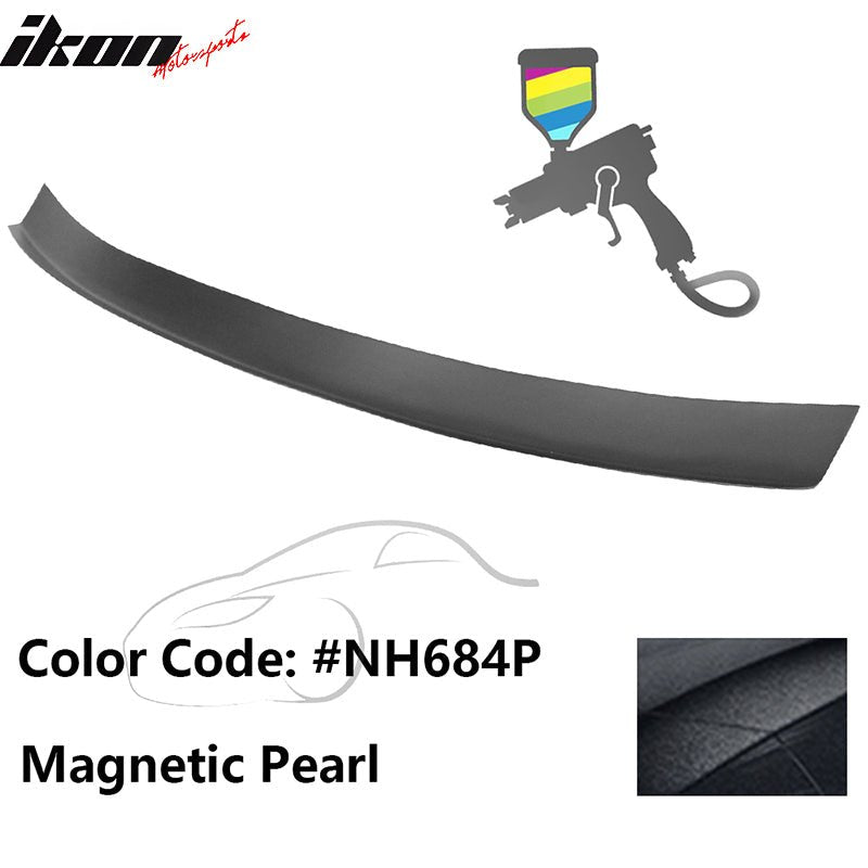 2016 - 2021 Honda Civic Type R Add - on Gurney Flap Lip Painted FRPPainted NH684P Magnetic PearlIkon Motorsports