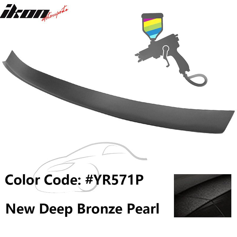 2016 - 2021 Honda Civic Type R Add - on Gurney Flap Lip Painted FRPPainted YR571P New Deep Bronze PearlIkon Motorsports