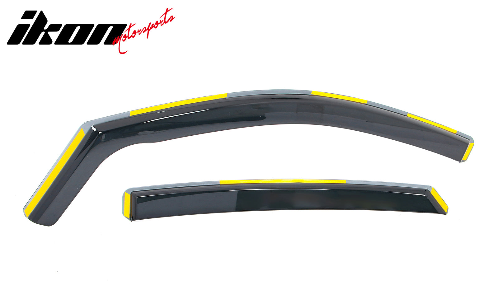 Fits 16-21 Honda Civic Sedan Window Visors Injection PC In-Channel Deflectors