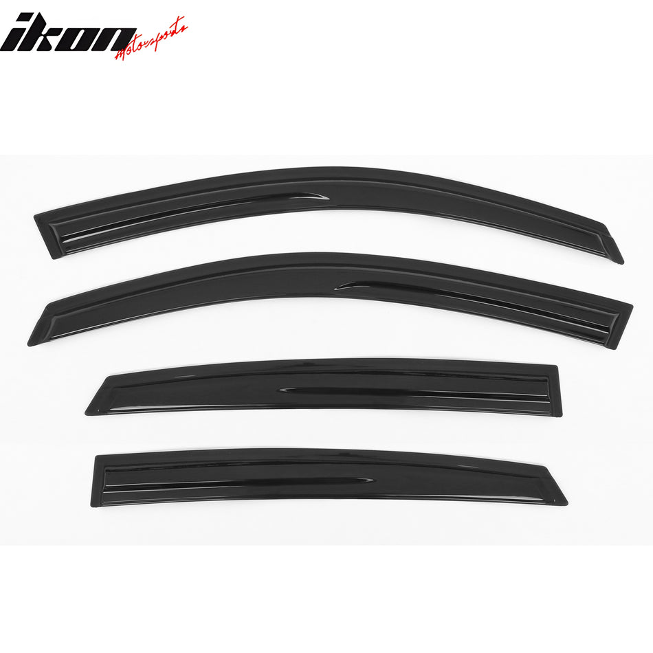 2016-2021 Honda Civic Sedan Mugen Style Window Visors Vent Rain Guards