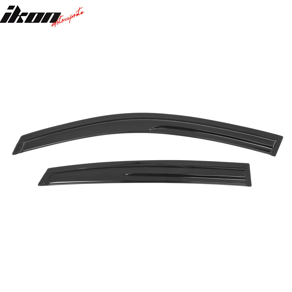 Fits 16-21 Honda Civic Sedan 4PCS Mugen Style Window Visors Rain Guards Tape-On