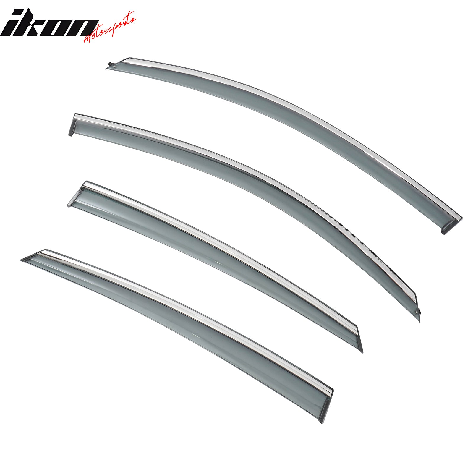Fits 16-21 Honda Civic Sedan OE Style 4PCS Window Visors Sun Shade