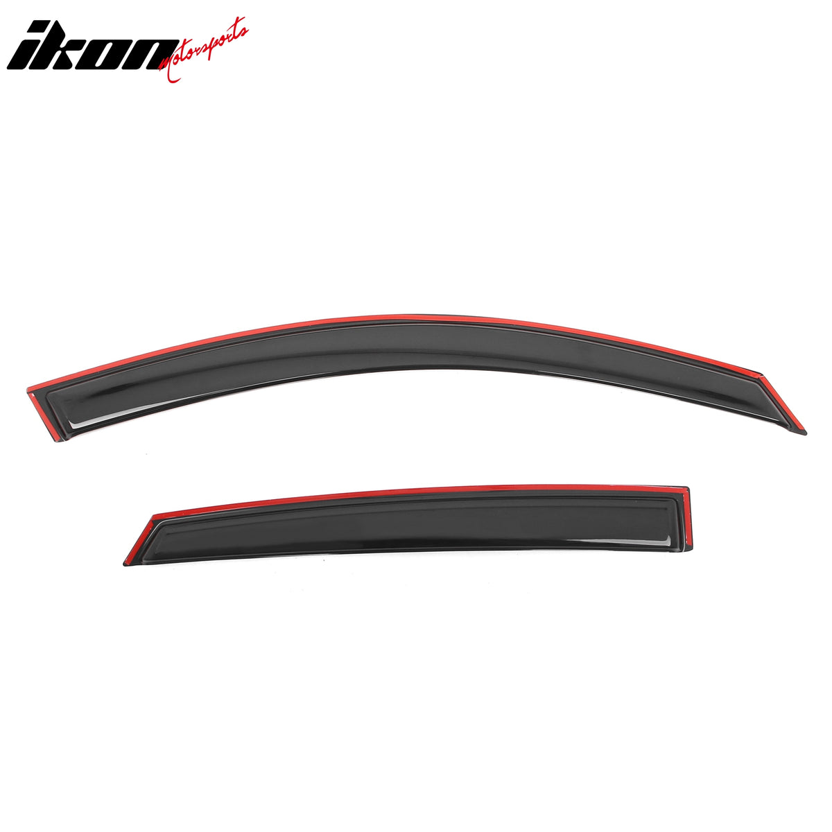 Fits 16-21 Honda Civic Sedan 4-Door In Channel Window Visor Rain Guard Deflector
