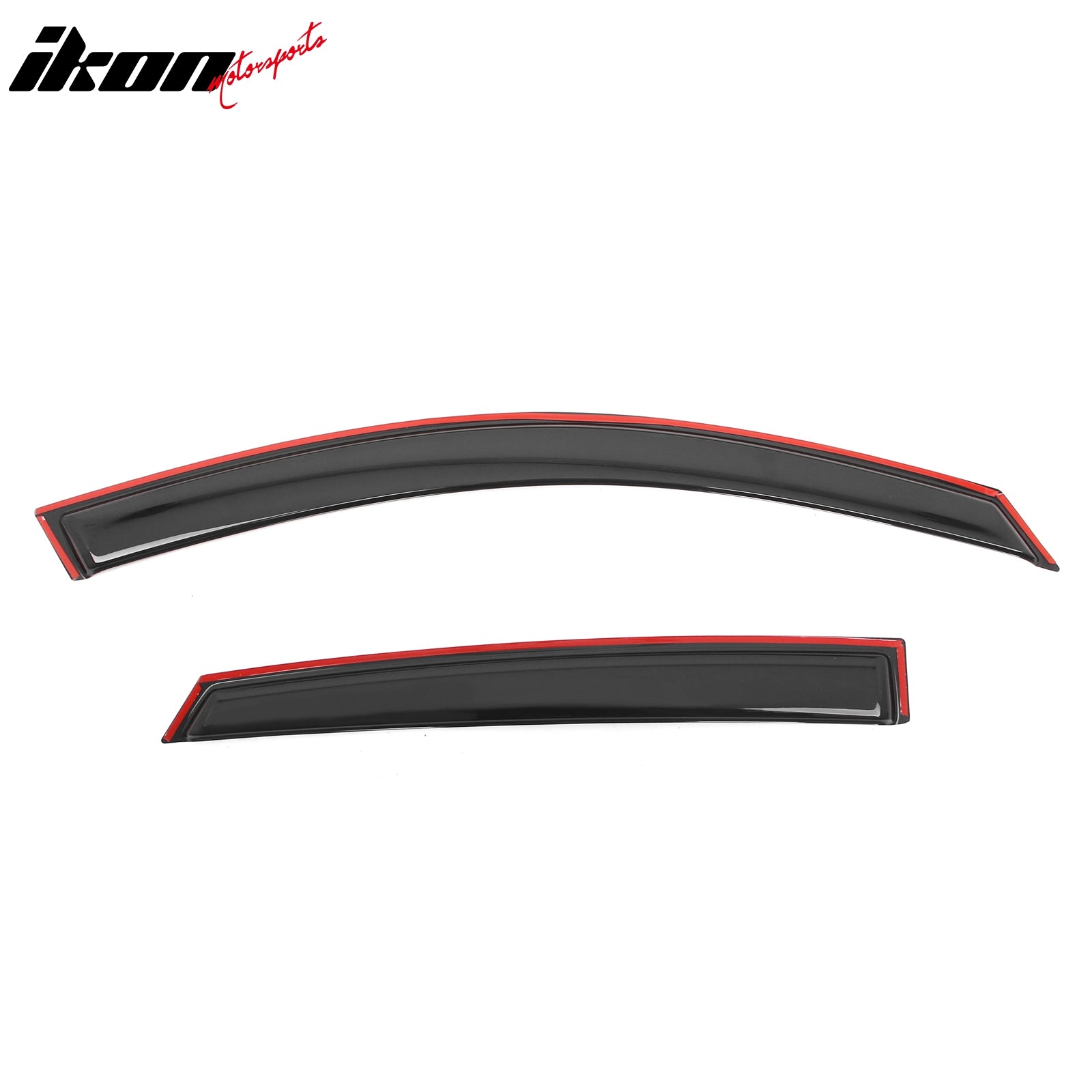 Fits 16-21 Honda Civic Sedan 4-Door In Channel Window Visor Rain Guard Deflector