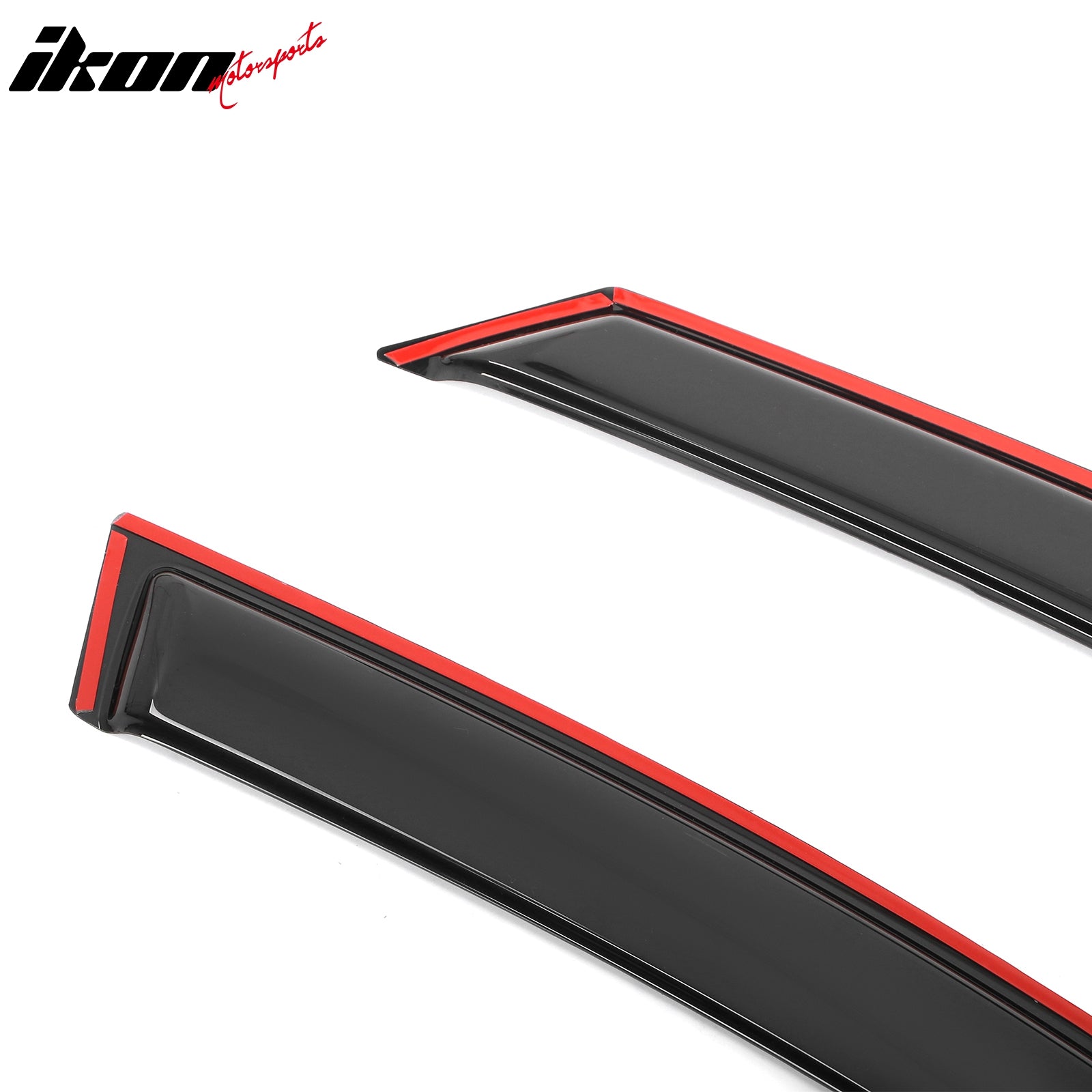 Fits 16-21 Honda Civic Sedan 4-Door In Channel Window Visor Rain Guard Deflector