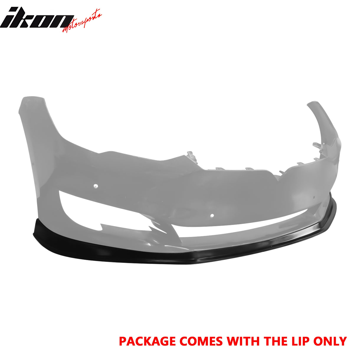 Fits 16-21 Tesla Model S MDA Style Front Bumper Lip Chin Spoiler Unpainted PU