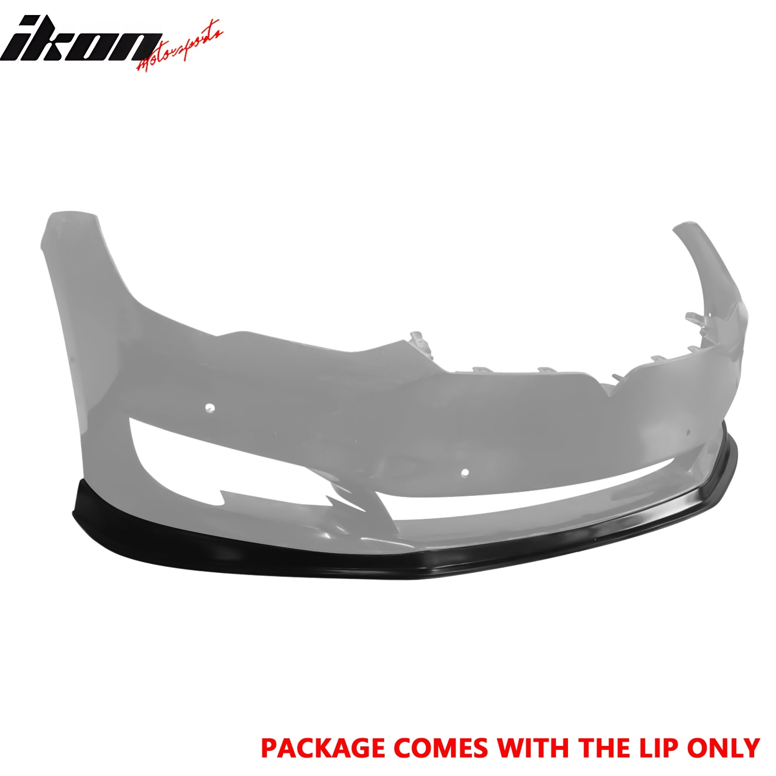 Fits 16-21 Tesla Model S MDA Style Front Bumper Lip Chin Spoiler Unpainted PU