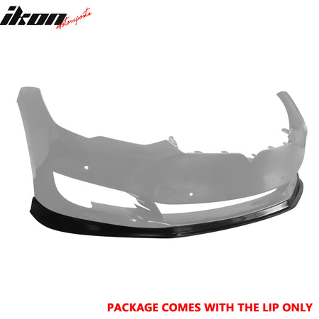 Fits 16-21 Tesla Model S MDA Style Front Bumper Lip Chin Spoiler Unpainted PU