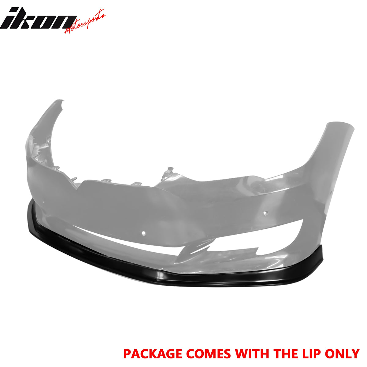 Fits 16-21 Tesla Model S MDA Style Front Bumper Lip Chin Spoiler Unpainted PU