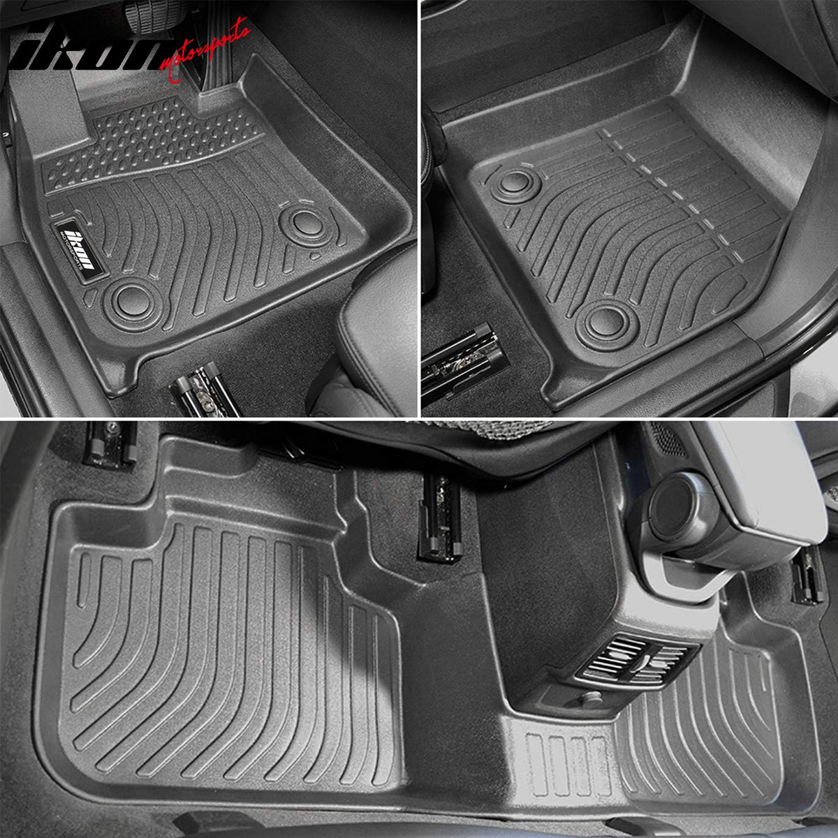 For 16-22 BMW X1 F48 All Weather 3D Molded Floor Mats + Rear Cargo Trunk Mat TPE