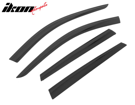 Fits 16-22 BMW F48 X1 Low Profile Style Tape-On Window Visors Rain Deflectors