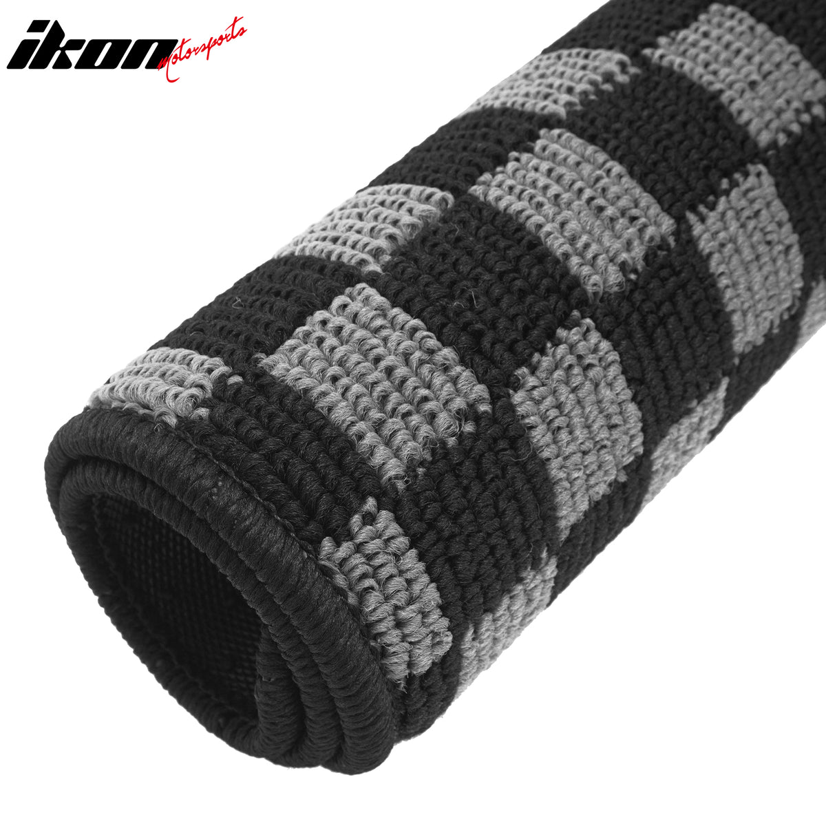 Fits 16-22 Honda Pilot Floor Mats Non-Slip Carpets Checkered Black Gray Plaid