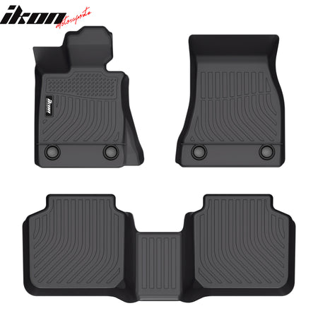 Fits 16-22 BMW 7 Series G11 3D Molded All Weather Floor Mats Carpet + Trunk Mat