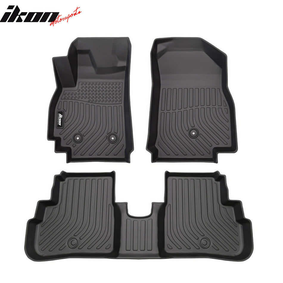 Floor Mats for Chevrolet Spark 2016-2022 All Weather Carpets Liner Guard TPE 3PCS Set