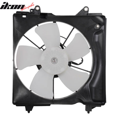 IKON MOTORSPORTS Radiator Cooling Fan Assembly Replacement for 2016-2022 Honda HR-V L4 1.8L, 19015-51B-H01 HO3113139 Automotive Single Engine Fans, Black