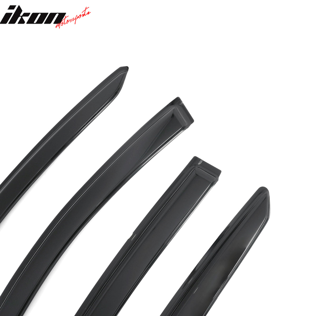 Fits 16-22 Honda HR-V Window Visors Smoke Acrylic Rain Wind Sun Deflector 4PCS