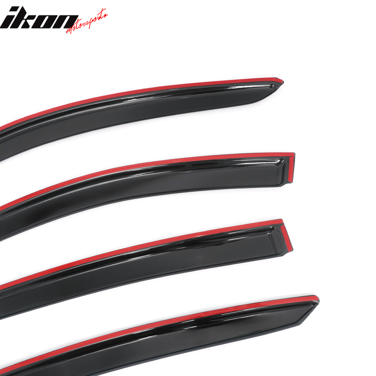 Fits 16-22 Honda HR-V Window Visors Smoke Acrylic Rain Wind Sun Deflector 4PCS