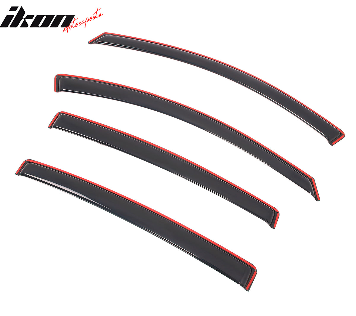 Fits 16-22 Honda HR-V 4PCS In-Channel Window Visors Acrylic Rain Wind Deflectors