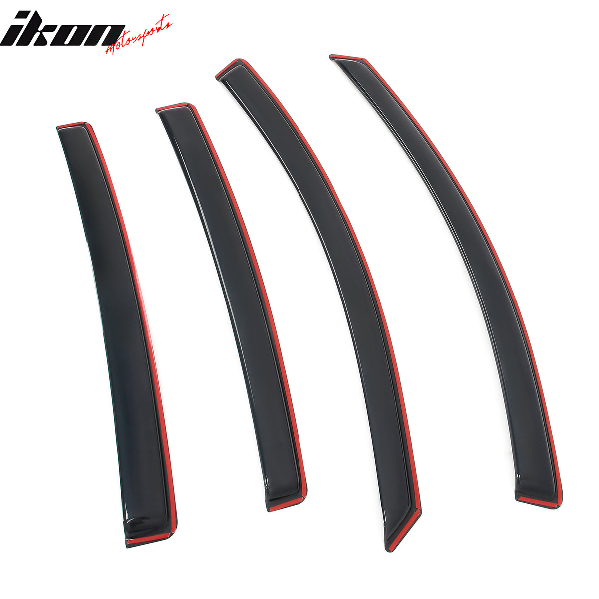 Fits 16-22 Honda HR-V 4PCS In-Channel Window Visors Acrylic Rain Wind Deflectors