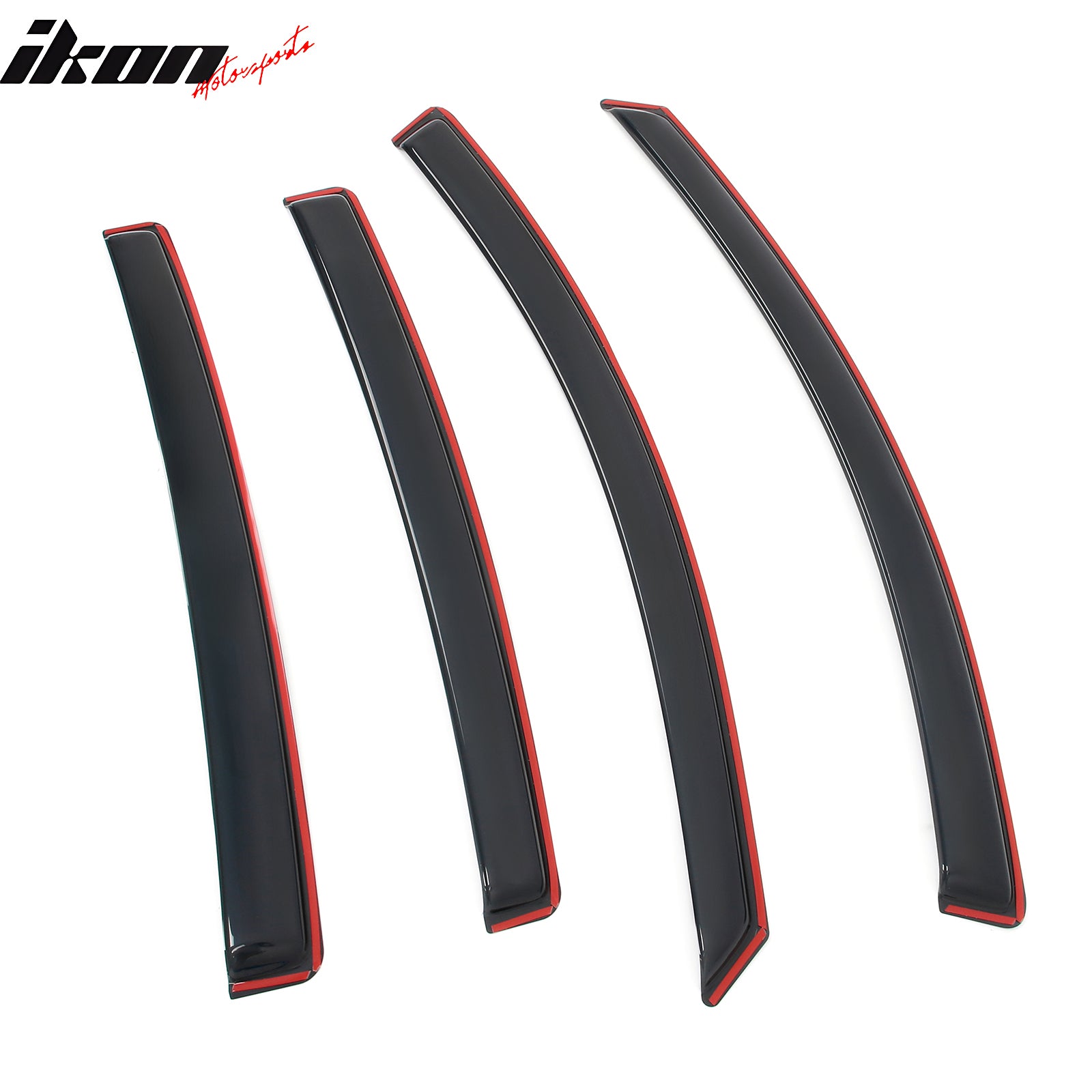 Fits 16-22 Honda HR-V 4PCS In-Channel Window Visors Acrylic Rain Wind Deflectors