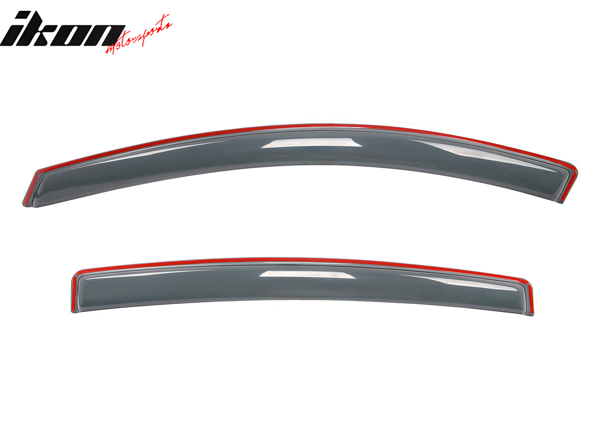 Fits 16-22 Honda HR-V 4PCS In-Channel Window Visors Acrylic Rain Wind Deflectors