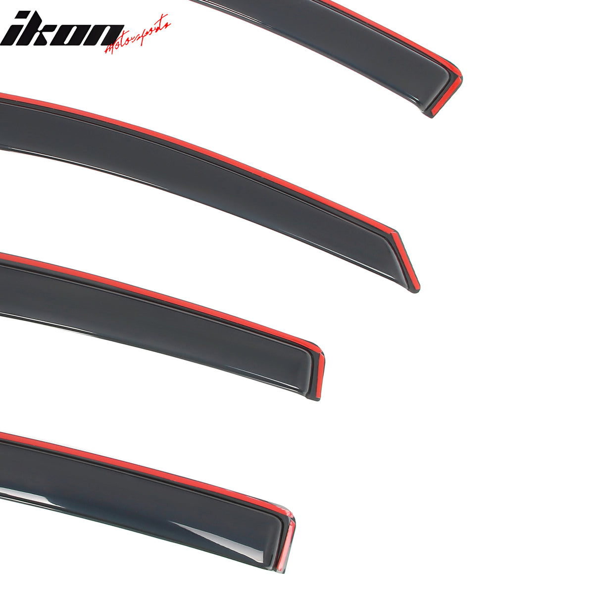 Fits 16-22 Honda HR-V 4PCS In-Channel Window Visors Acrylic Rain Wind Deflectors