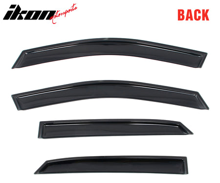 Fits 16-22 Lexus RX350 RX450h In-Channel Window Visor Somke Acrylic Deflectors